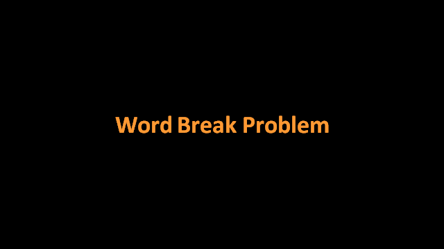 Word Break Illustration